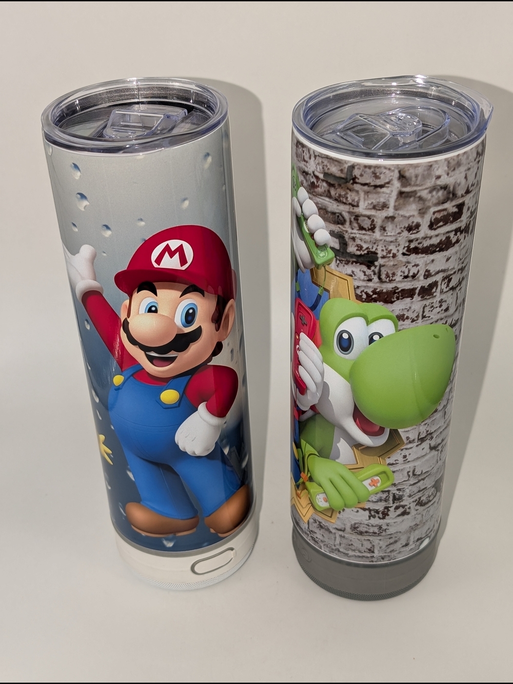Super Mario Bluetooth Audio Tumbler Bundle - Stainless Steel (Brandnew)
